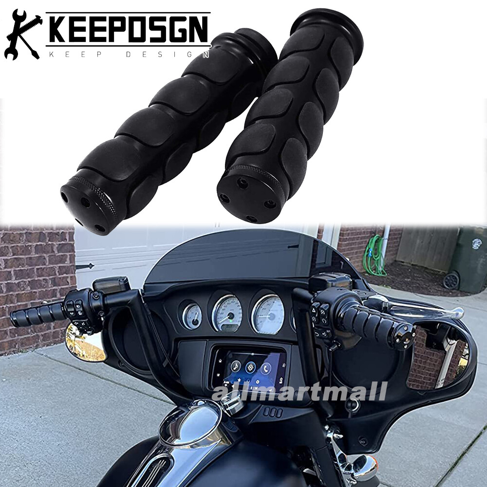 1” Inch 25mm Motorcycle Handlebar Grips for Harley Davidson Street Glide 107