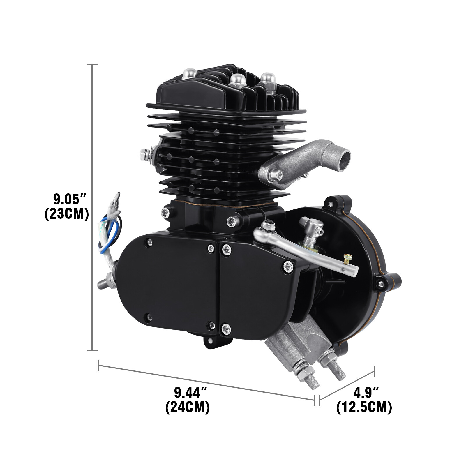 Full Set 80cc Bike Bicycle Motorized 2 Stroke Petrol Gas Motor Engine Kit