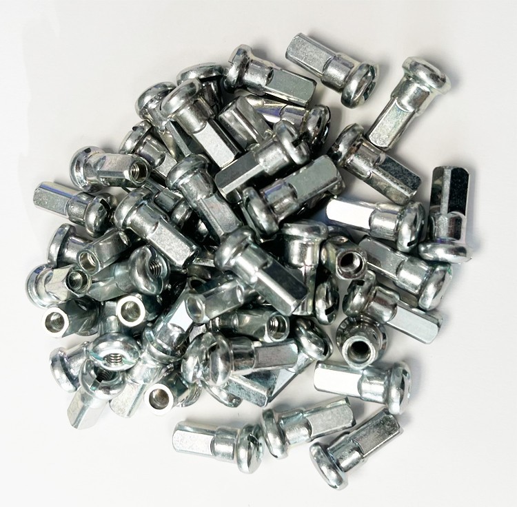 Excel Nipples Front 9ga Steel (36) – For Excel spokes CR/KX/RM/YZ Replacement