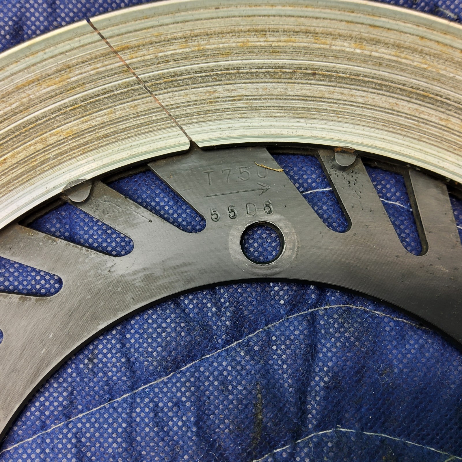 OEM Yamaha FZ750 Front Brake Disc Rotors Set Left Right With Hardware Vented