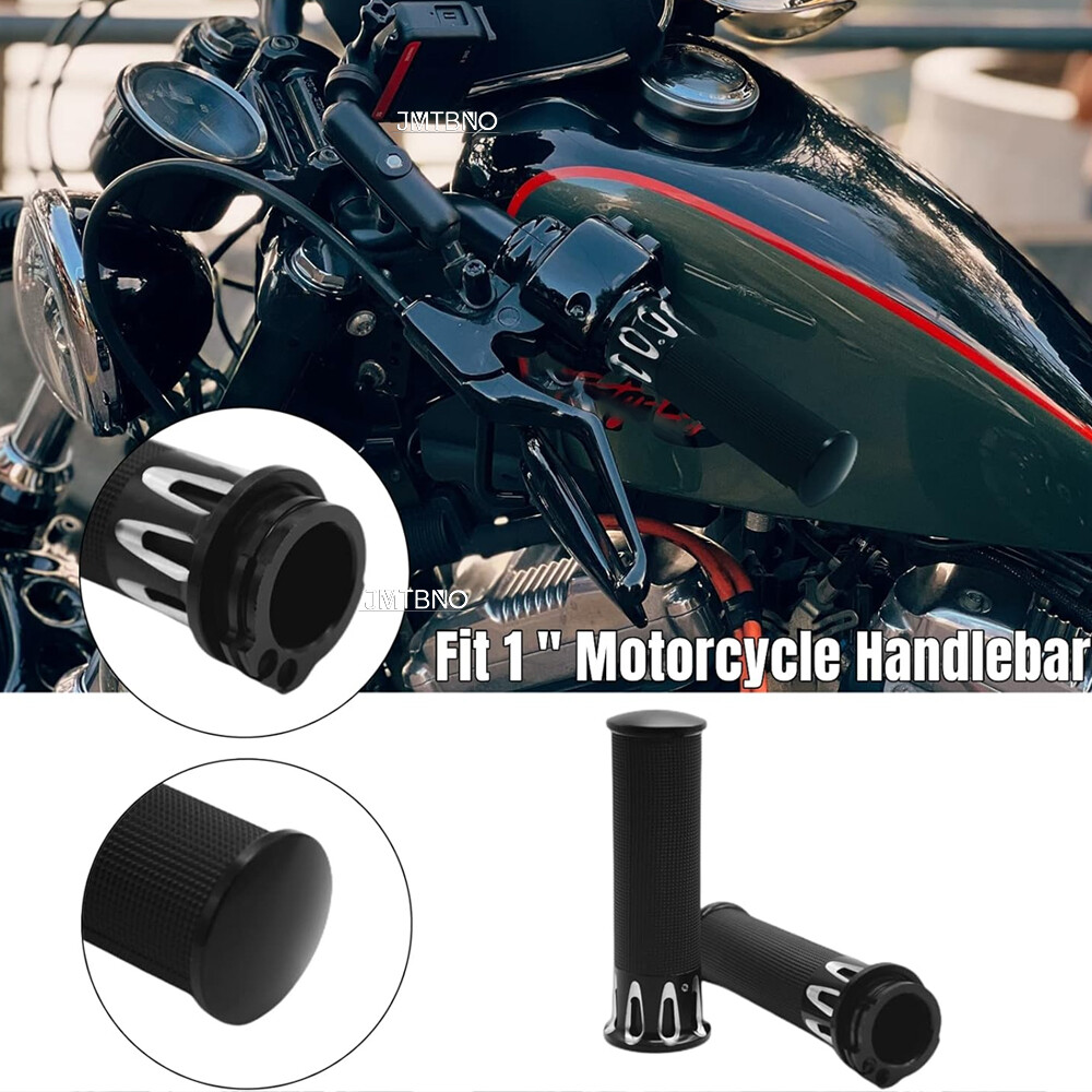 CNC Motorcycle 1″ Hand Grips Handlebar For Harley Davidson XL Sportster 883 1200