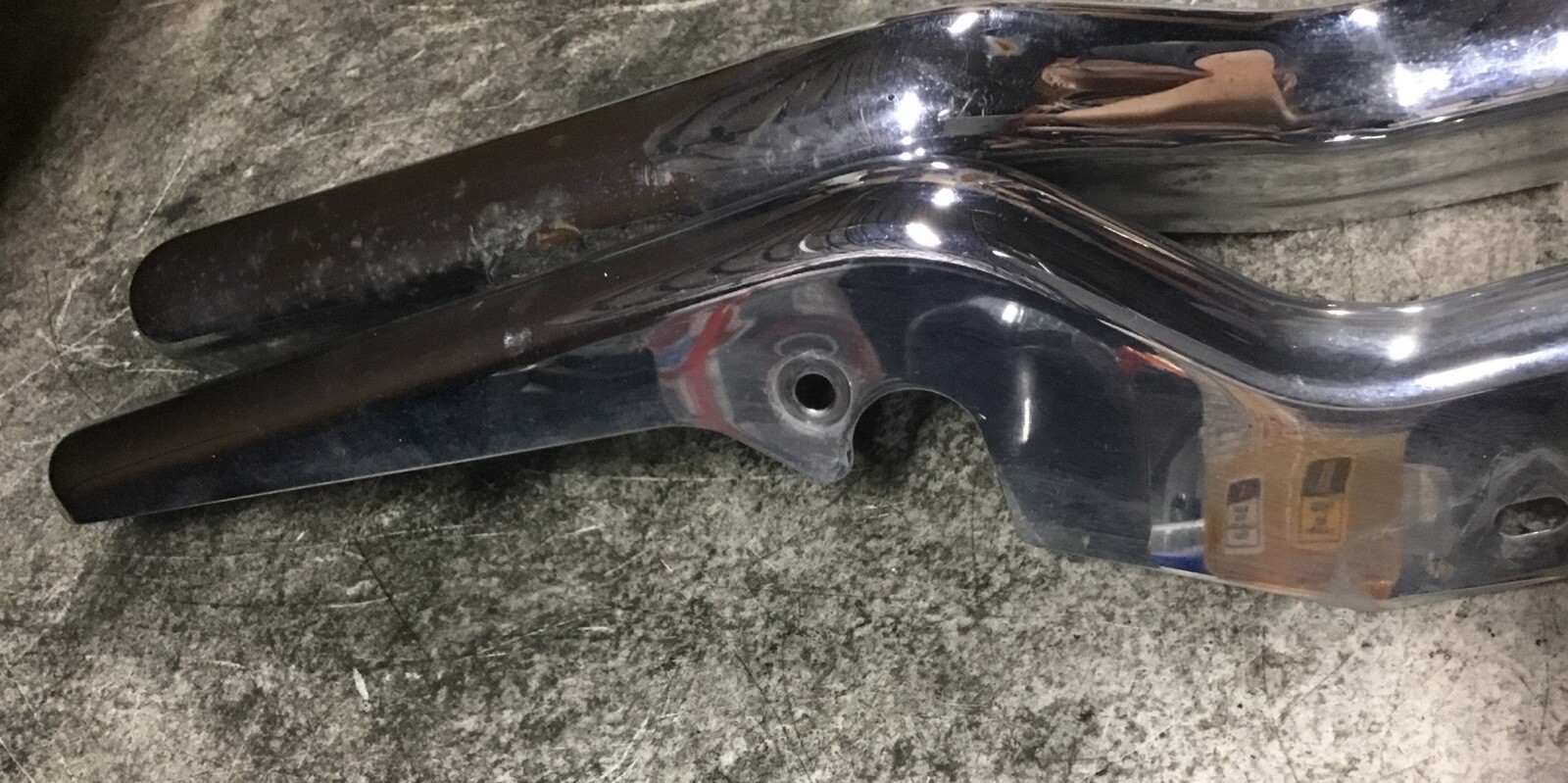 Harley Davidson OEM Chrome Rear Fender Strut Covers FLH FLT Touring LH RH