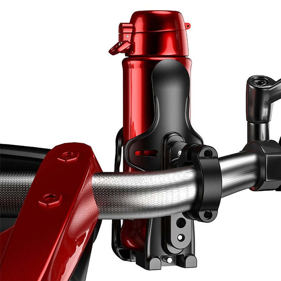 Motorcycle Adjustable Handlebar Cup Holder Mount Water Bottle For ATV Dirt Bike