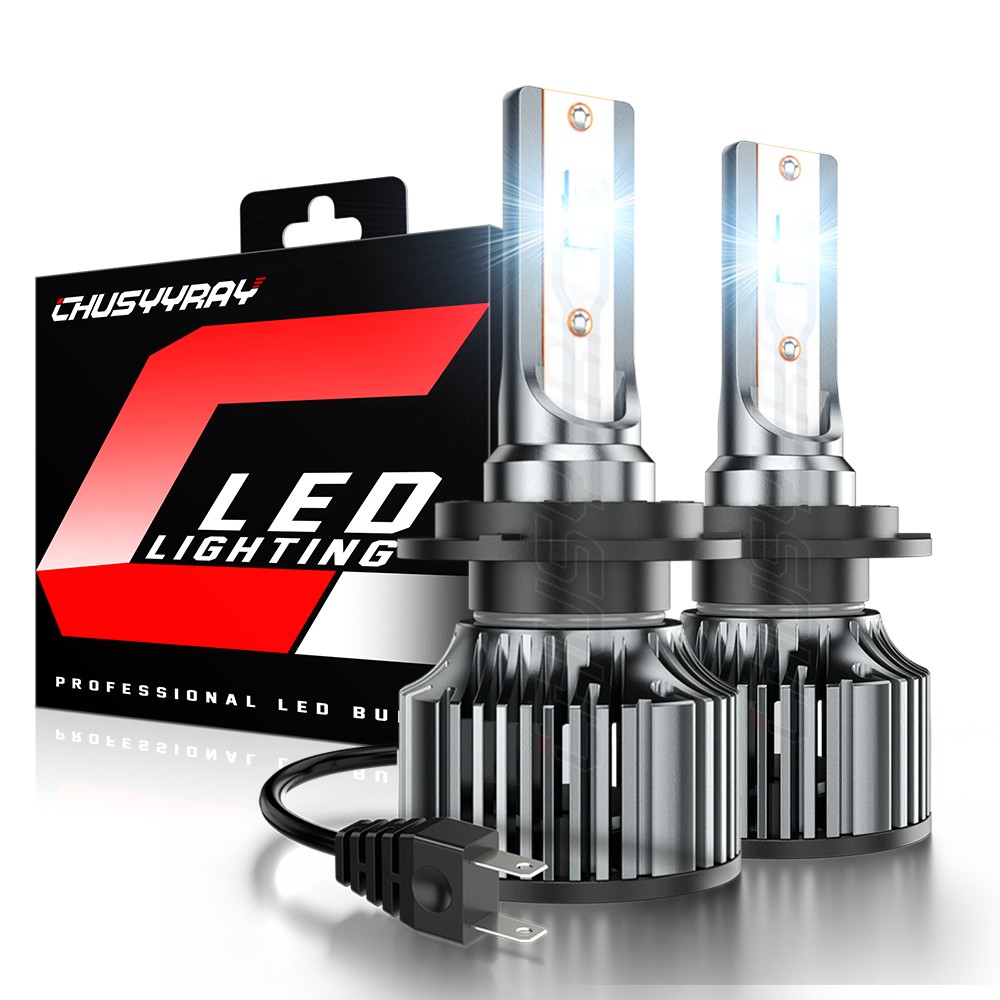 FOR Kawasaki ZX10 ZX10R 2pcs LED 2011-2015 2016 2017-2020 Headlight Bulb 6000K