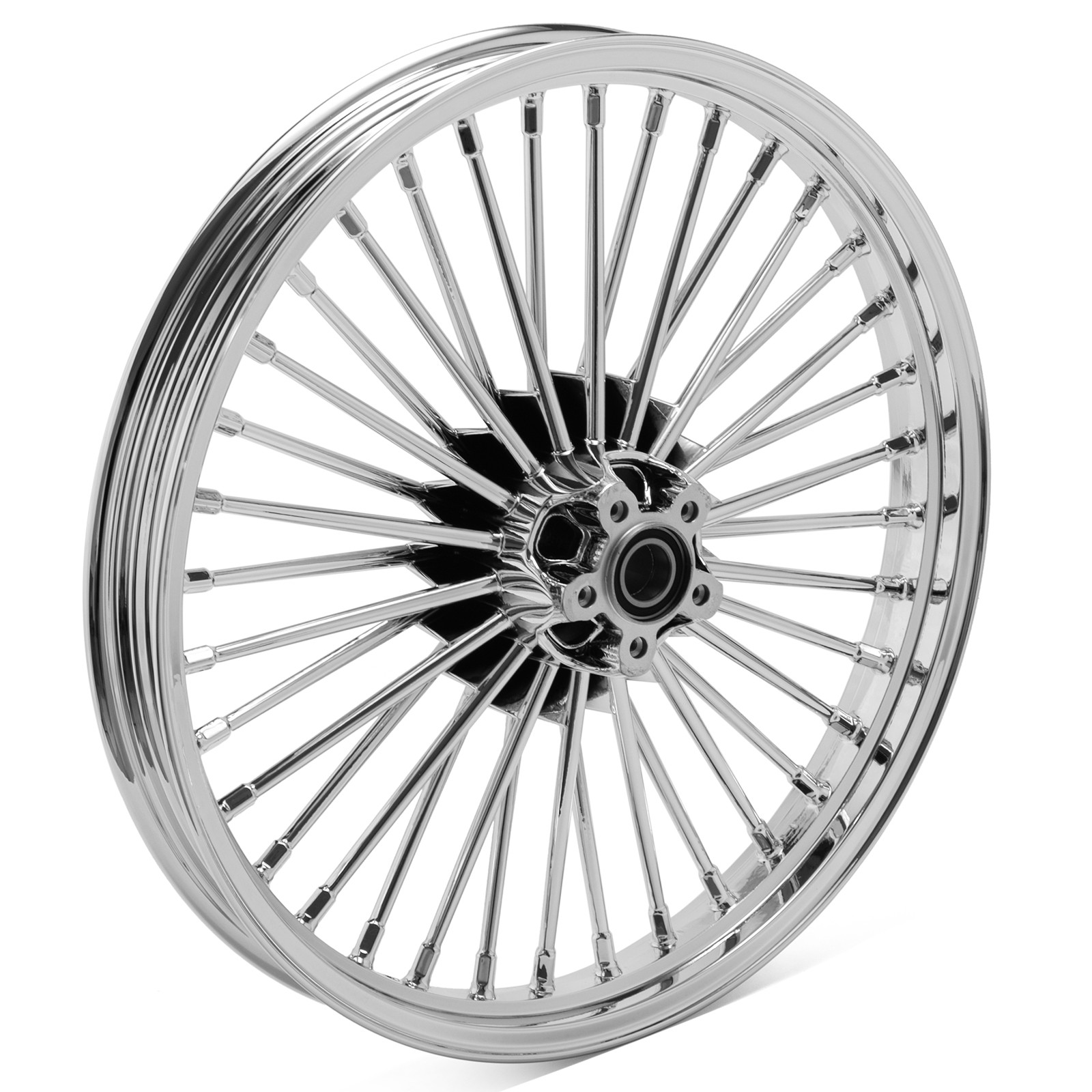For Harley Heritage Softail Classic 21×2.15 18×5.5 Fat Spoke Wheels Night Train