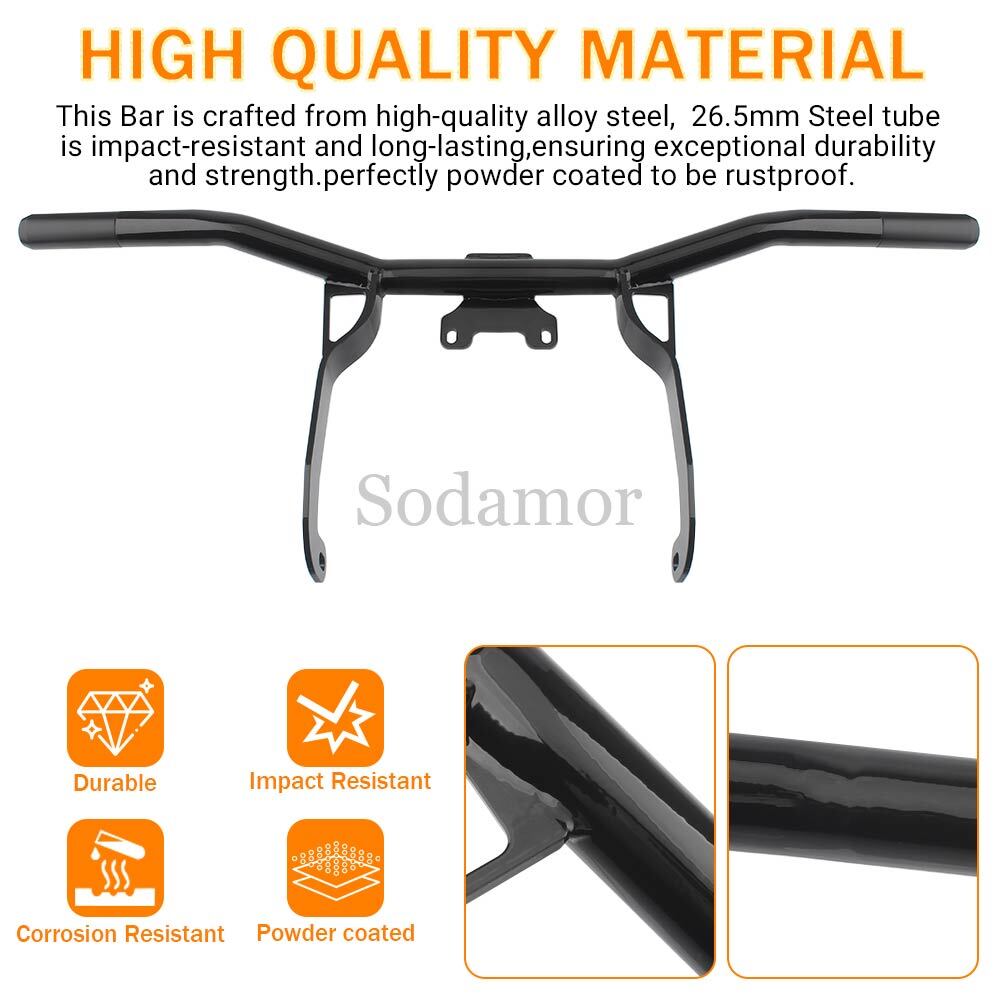 Rust Proof Engine Guard Highway Crash Bar For Harley Touring Road Street 2014-24