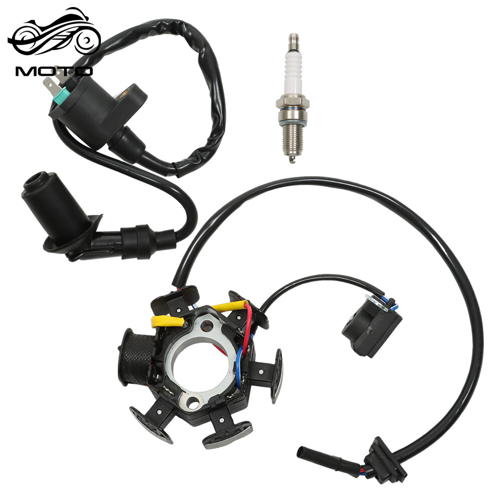 For Honda XR50R 2000-2003 XR70R 1997-2003 Stator Ignition Coil Spark Plug Kit