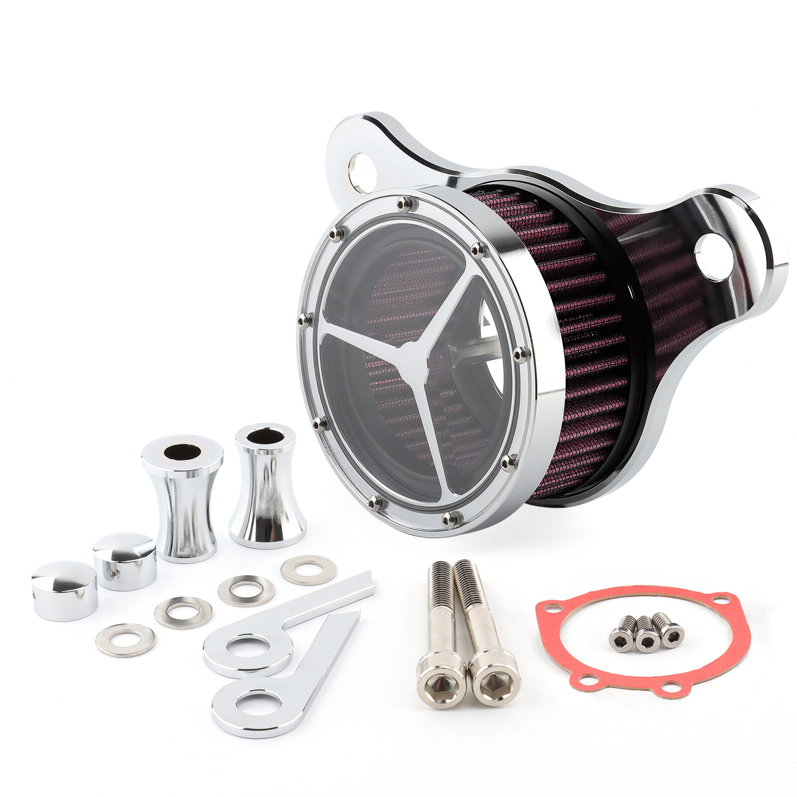 Clear Air Cleaner Intake Filter Small For Harley Touring Road King 93-07 Softail