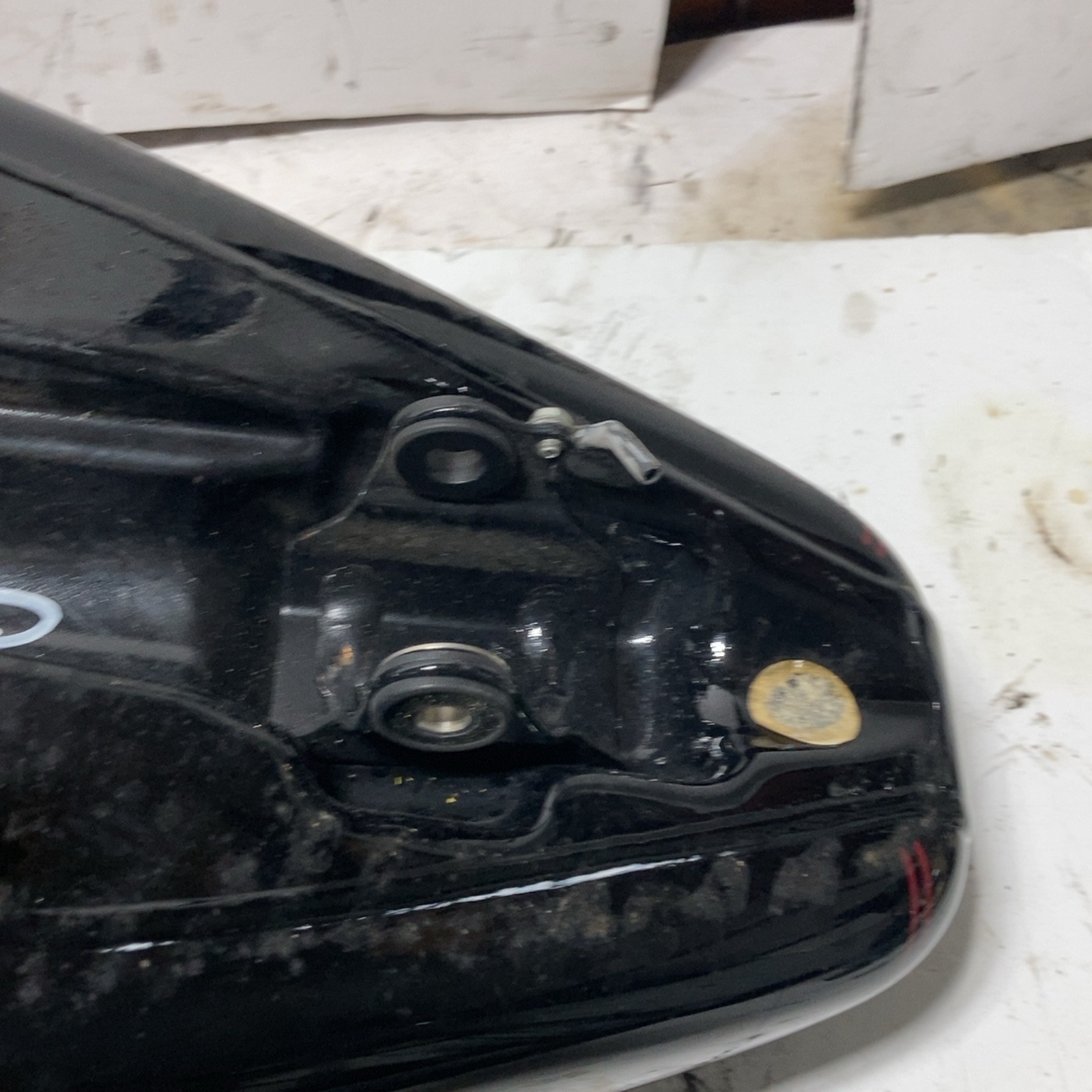 98-03 Harley Sportster XL 883 1200 OEM Fuel Tank Reservoir Vivid Black SM DENT