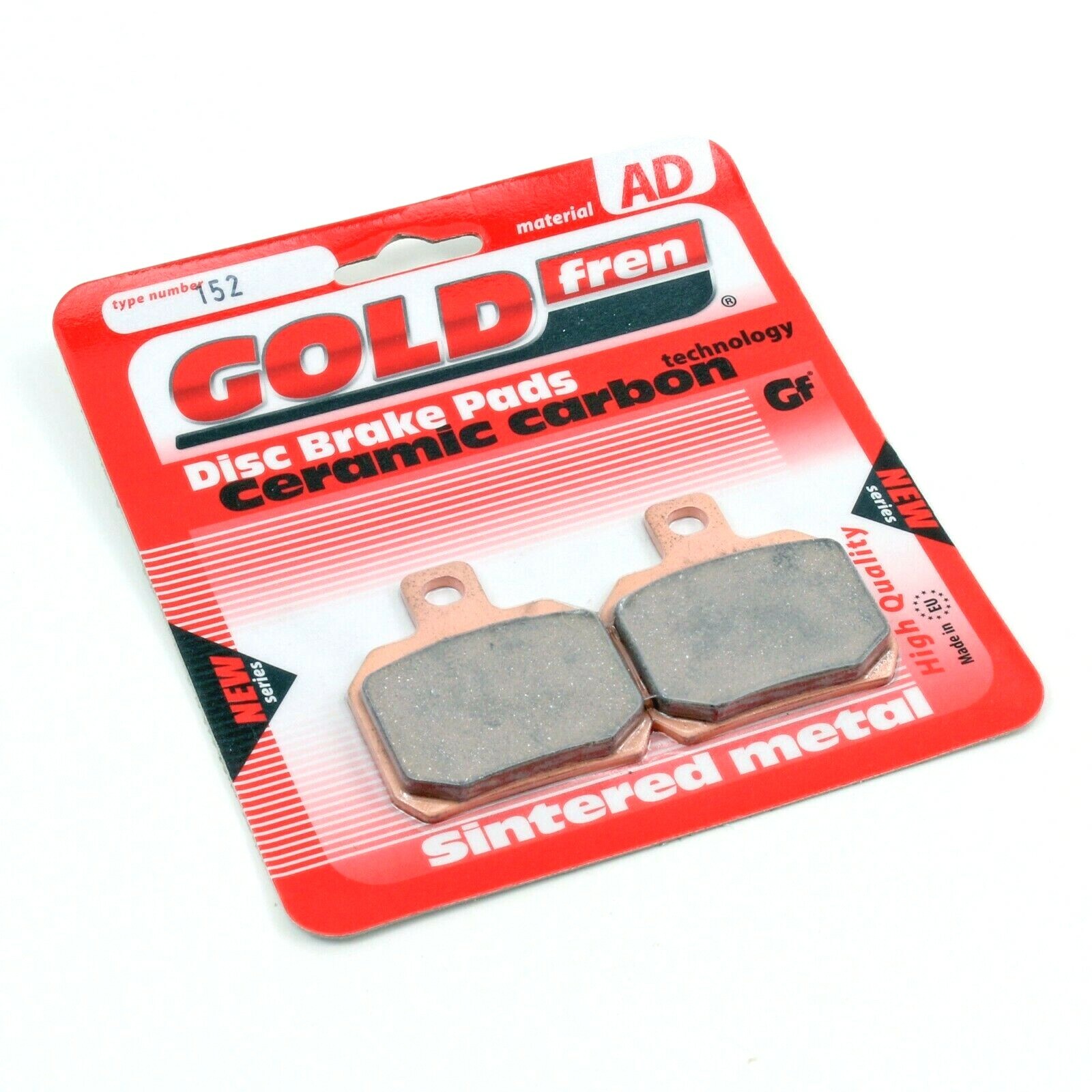 GOLDfren AD-152 Ceramic Brake Pads – 1 Pair for Rear Calipers