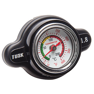 TUSK 16386830001 High Pressure Radiator Cap with Temperature Gauge 1.8 Bar