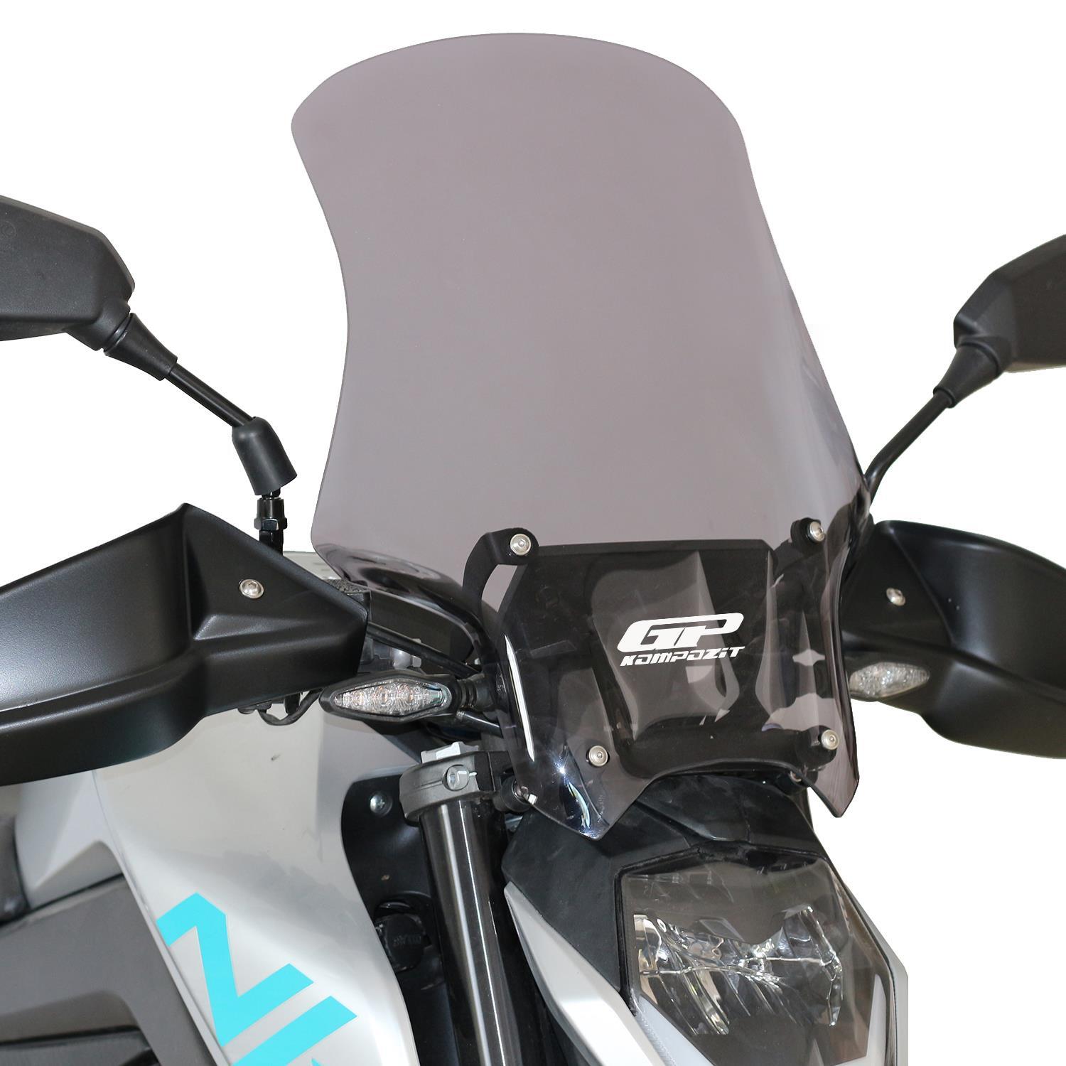 GP Kompozit Windshield Windscreen Black For CFMOTO 250NK / 300NK 2018-2023