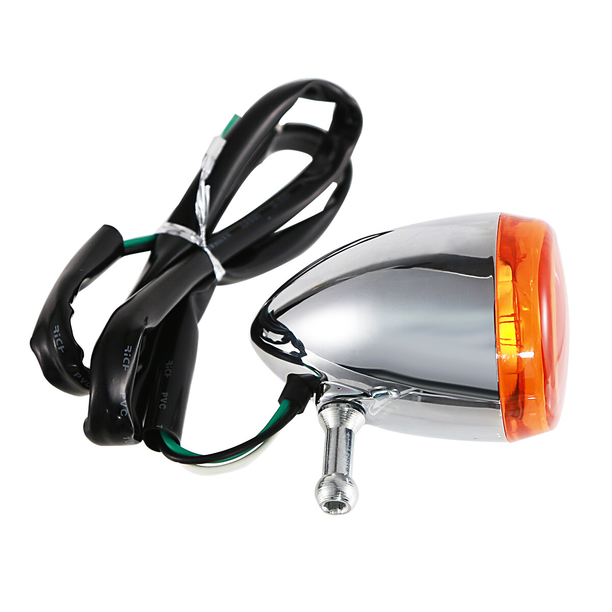 US Front Chrome Bullet Orange Turn Signals For Harley 2004-2013 Sportster 883