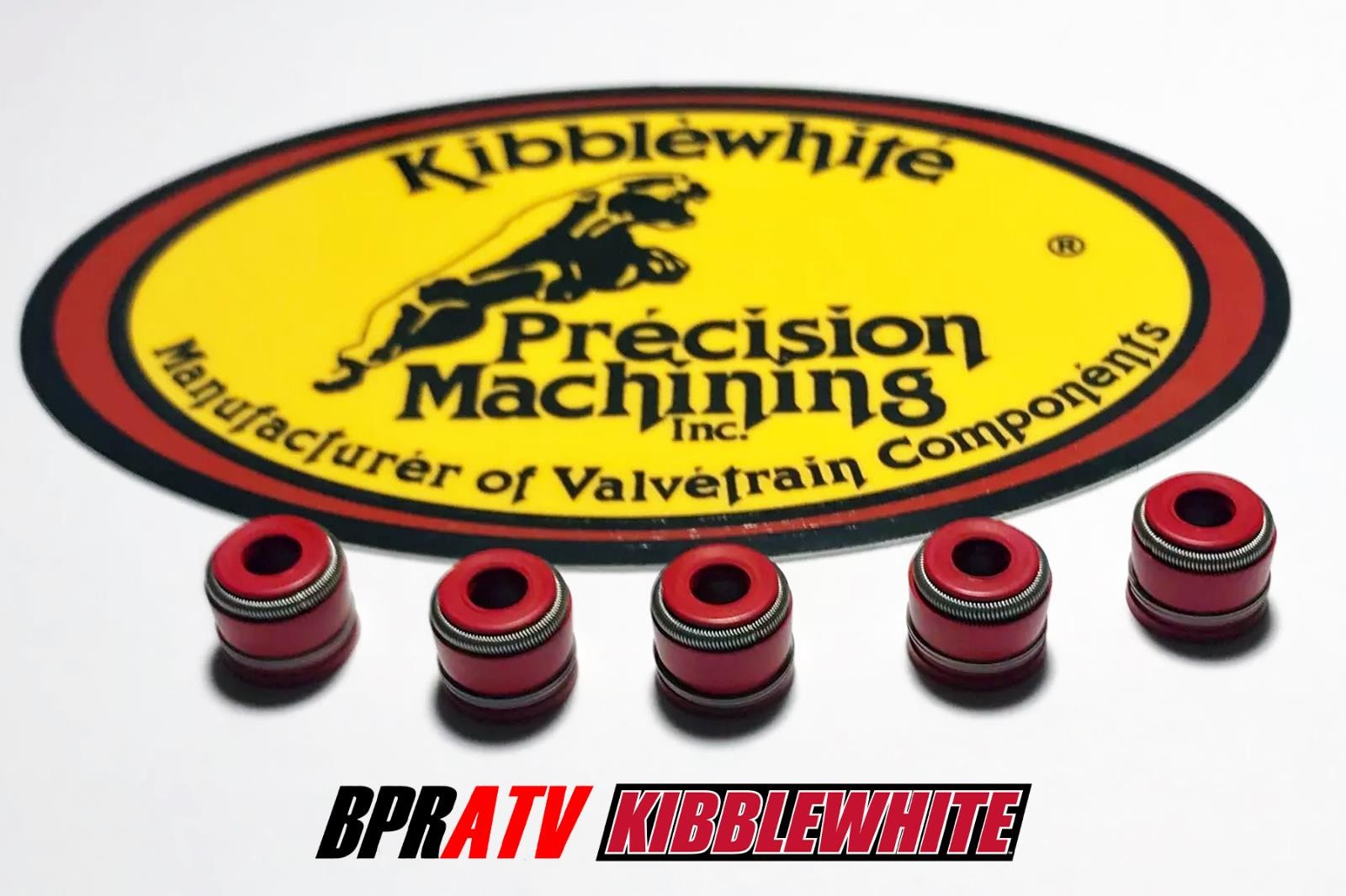 07-25 Suzuki RMZ450 RMZ 450 Kibblewhite Red Viton Valve Stem Seals Set of 4 Four