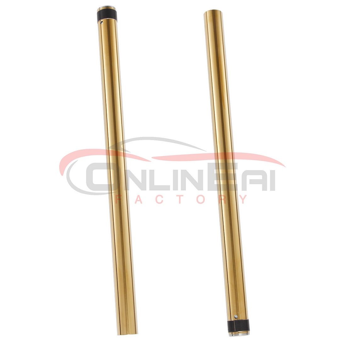 Gold Fornt Inner Fork Tubes Fork Pipe For KAWASAKI KLE300 VERSYS-X 300 2017-2023