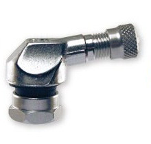 2 Silver Bridgeport 90/83 degree angled valve stems Made in Italy 11.3mm