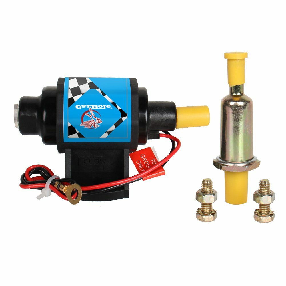 12V Electronic Fuel Pump 35GPH 5/16 Inlet Outlet Diesel Transfer Pump 4-7PSI NEW