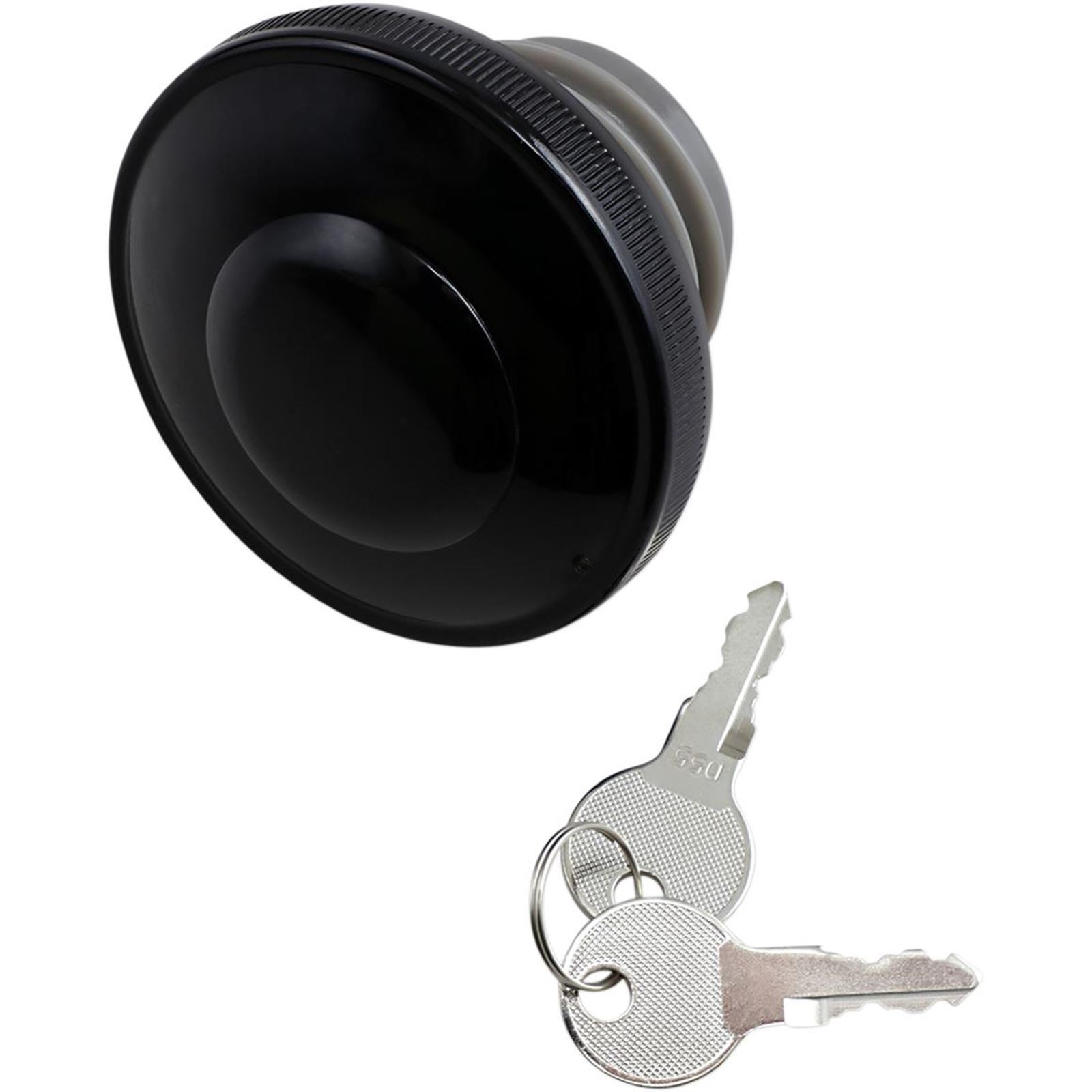 Drag Specialties Locking Gas Cap – Black – Vented 0703-0815