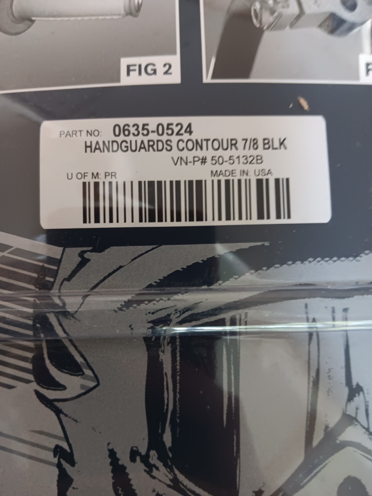 CONTOUR ALLUMINUM HANDGAURDS 7/8 MOOSE RACING