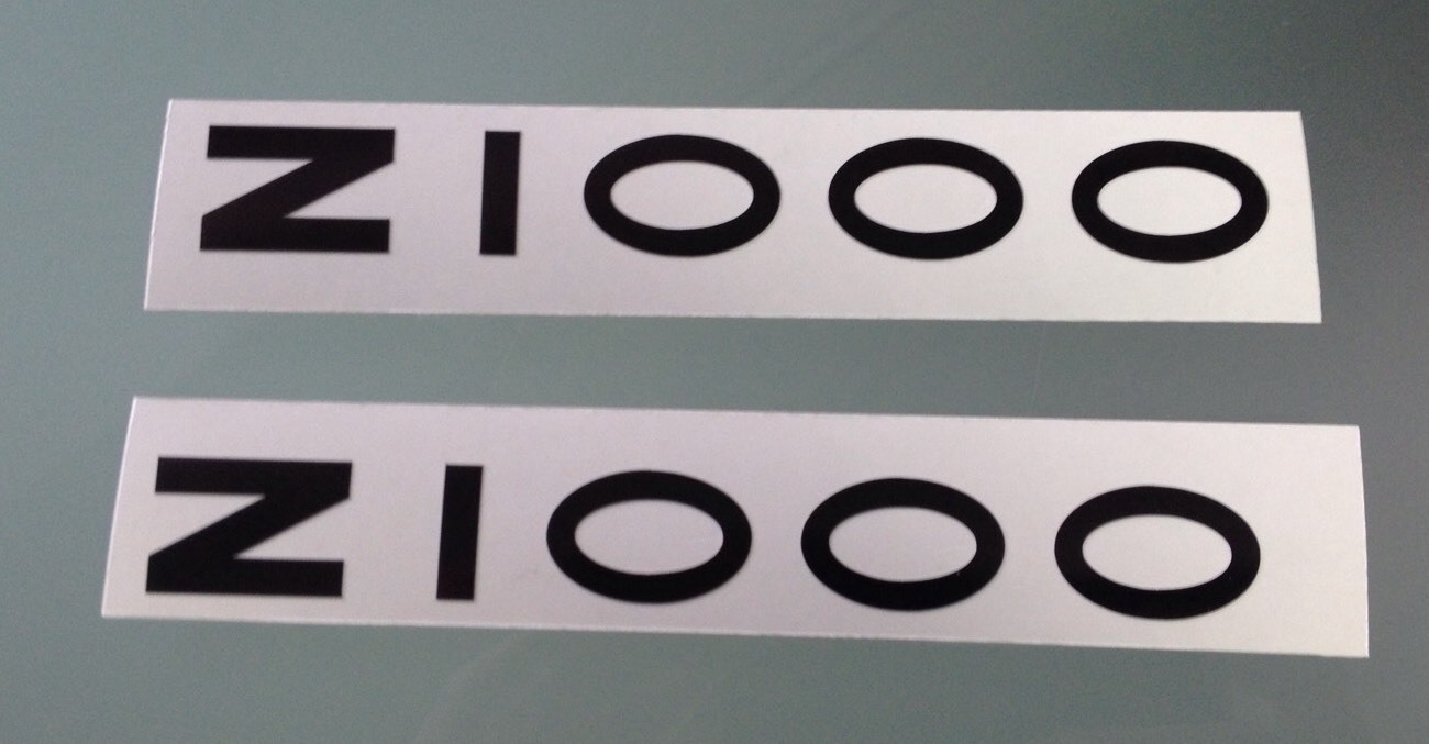 Z1000 Fairing Decals / Stickers (Any Colour)