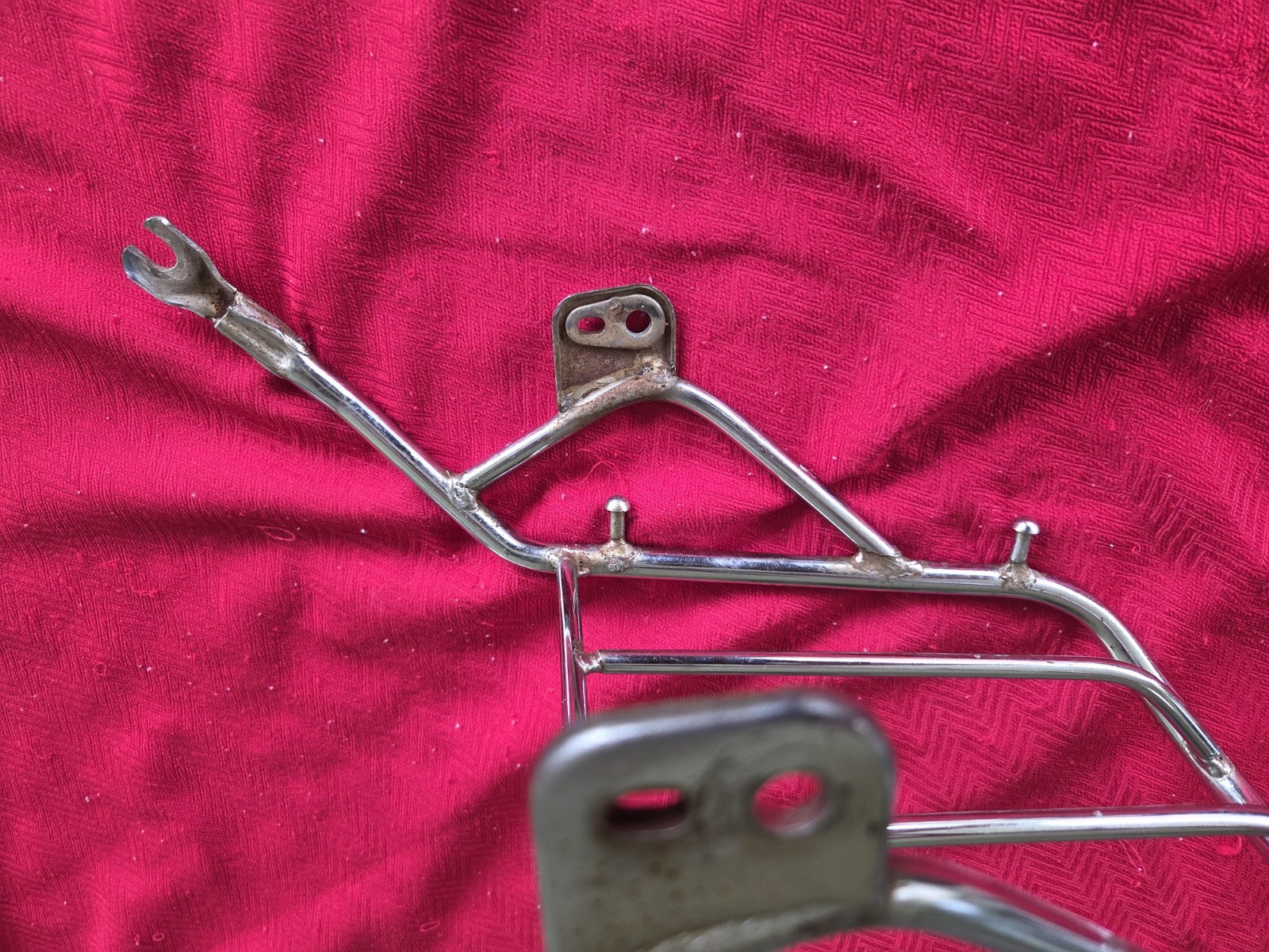VERY NICE OEM YAMAHA 125 175 ENDURO AT1 AT2 AT3 CT1 CT2 CT3 CHROME LUGGAGE RACK