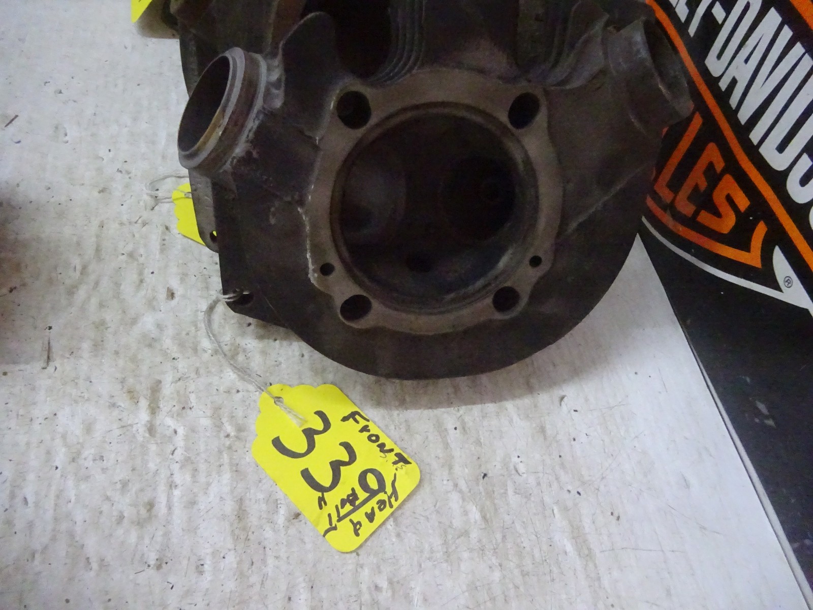 Vintage Harley Ironhead Sportster CHOICE of LAST 6 OEM REAR BARE CYLINDER HEAD