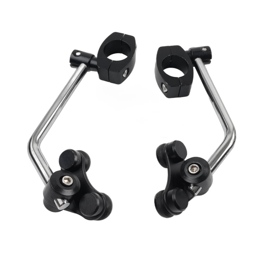 1 Set Universal Motorcycle Windshield Mounting Hardware Kit Metal For 25MM Bars