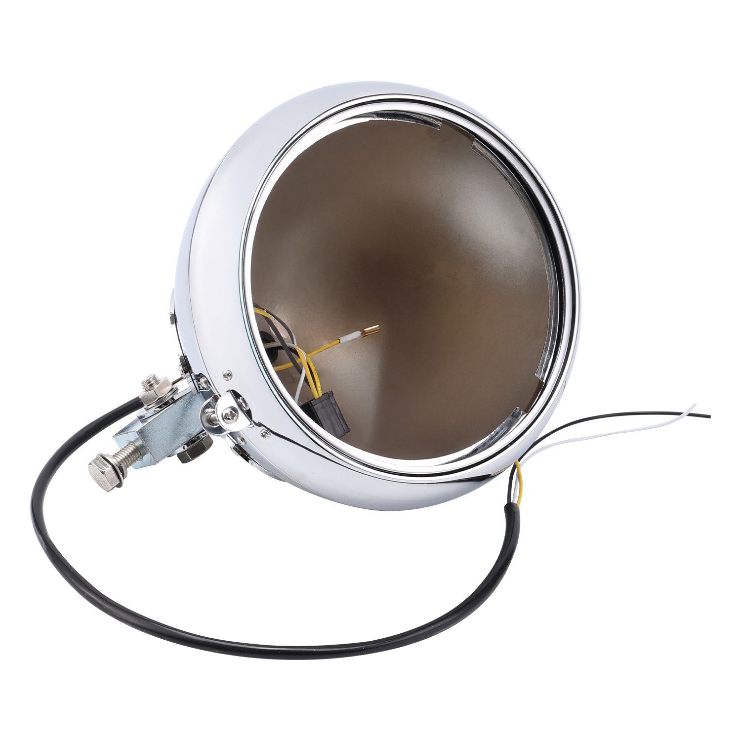 7″ Headlight Housing Light Bulb Bucket Fit For Harley Heritage Softail 86-11 USA