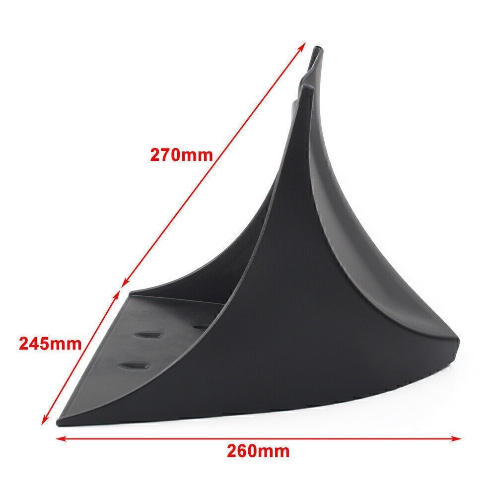 For Harley Touring Dyna Matte Black Chin Fairing Spoiler Mudguard