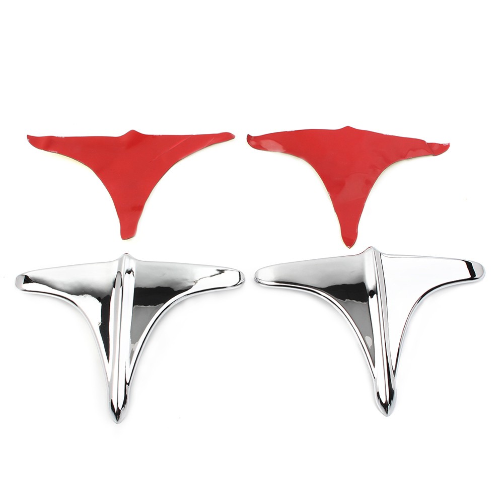Chrome Rear Fender Accents Leading Front Edge Trim For Harley Touring 2009-2017