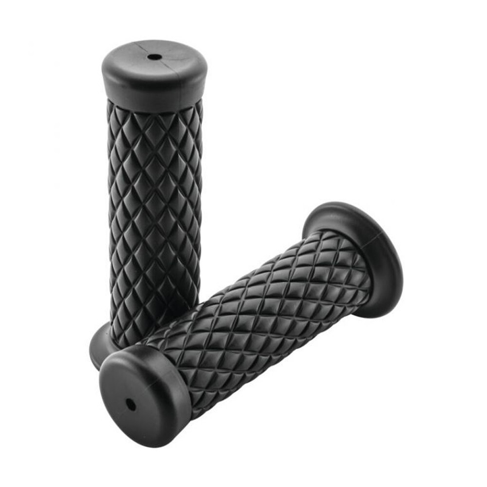 BikeMaster Quilted Grips Black 7/8″ 124MM