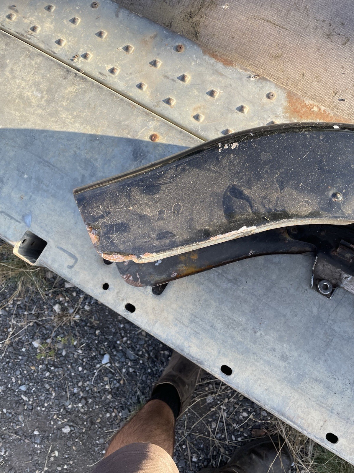 Harley Davidson Big Twin Front Mudguard FL FLH Etc Original As Shown