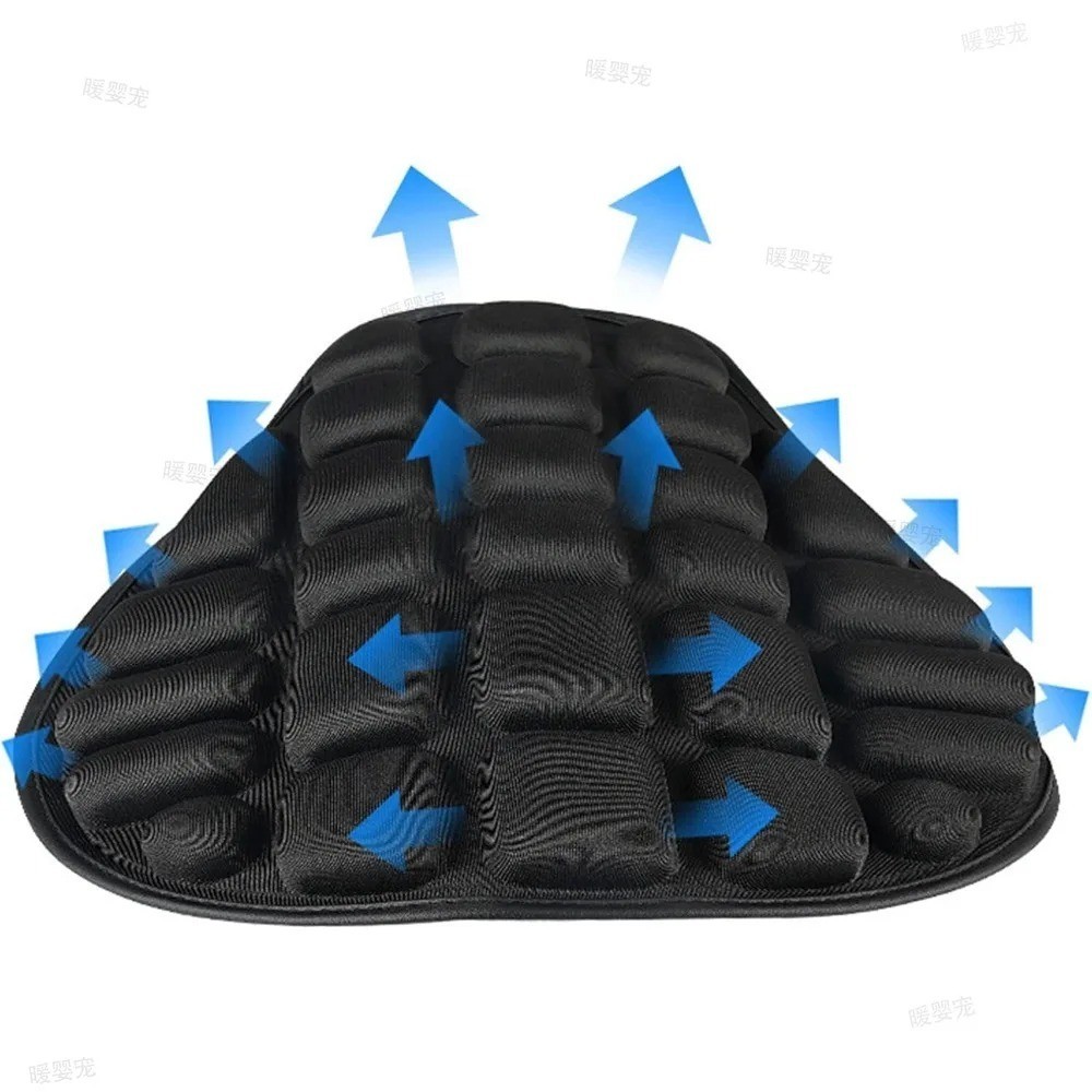 Motorcycle Gel Seat Cushion Comfort Pillow Cover Pressure Relief Universal Pad