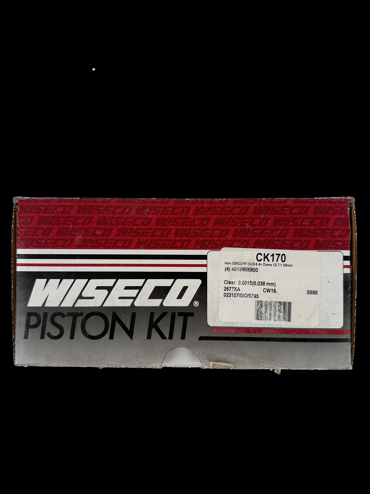 WISECO PISTON KIT – 68MM BORE – HONDA CBR600RR – (CK170)