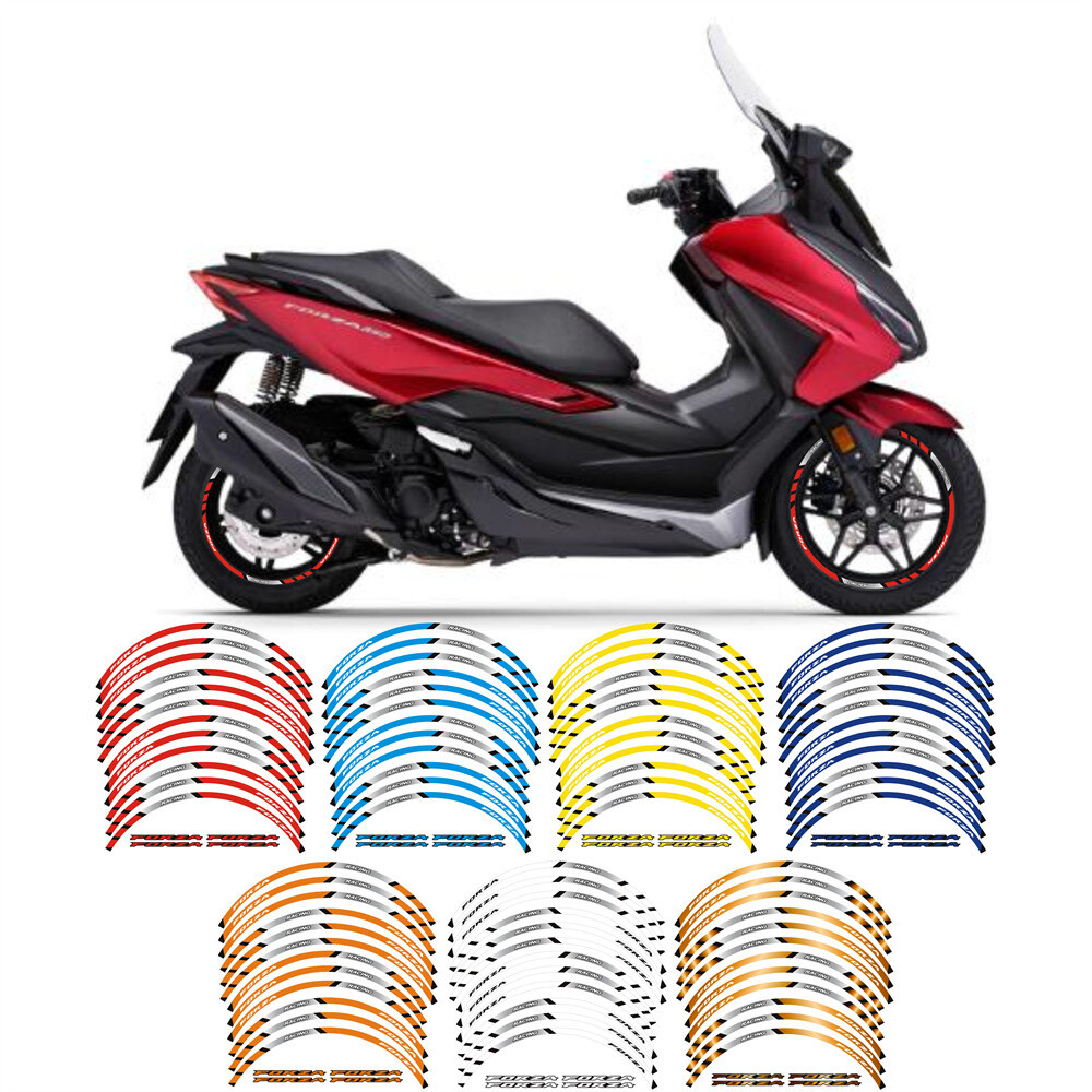 15″ 14″Compatible Wheel CIRCLE ADHESIVE STRIPS For HONDA FORZA 125300 350 250