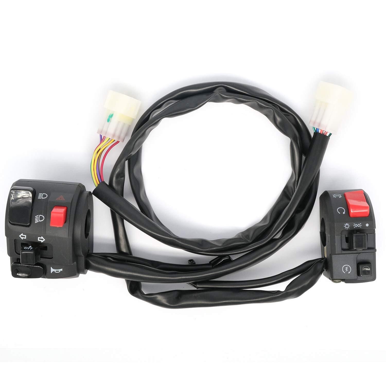 7/8″ Motorcycle Handlebar Horn Button Turn Signal Fog Light Controller Switch