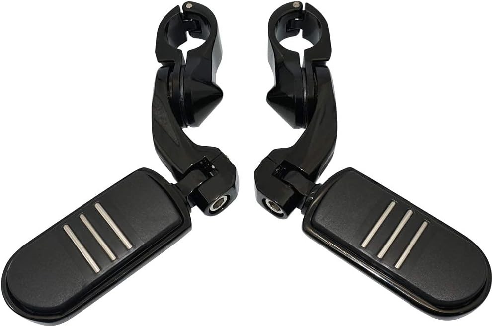 1.25″ Highway pegs,Motorcycle Angled Adjustable Highway Footpegs for Harley