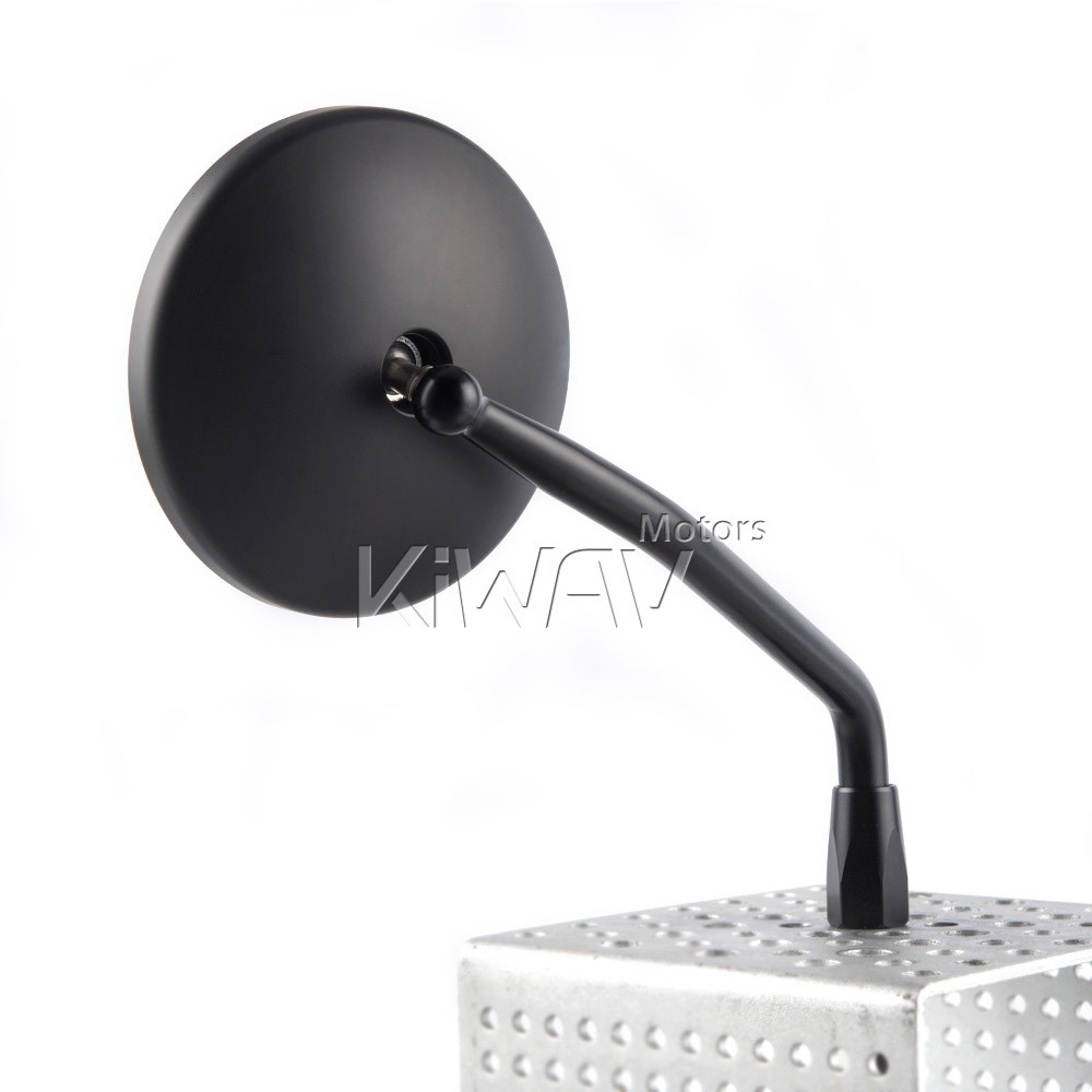 KiWAV Eclipse Mirrors Black Round for Triumph Thunderbird 1600 / 1700
