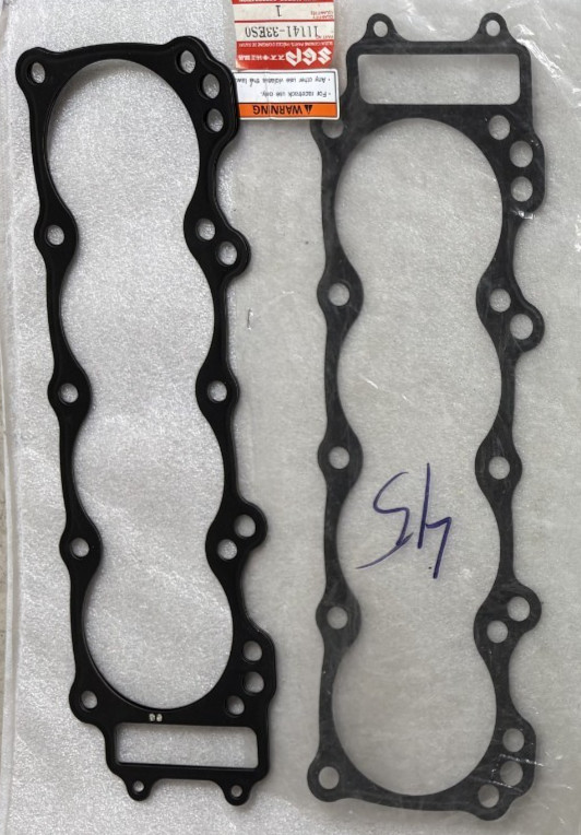 YOSH/ REUSABLE KIT SUZUKI 11241-33ES0 BASE GASKET .55mm GSX-R 750 96-99 (LEFT)