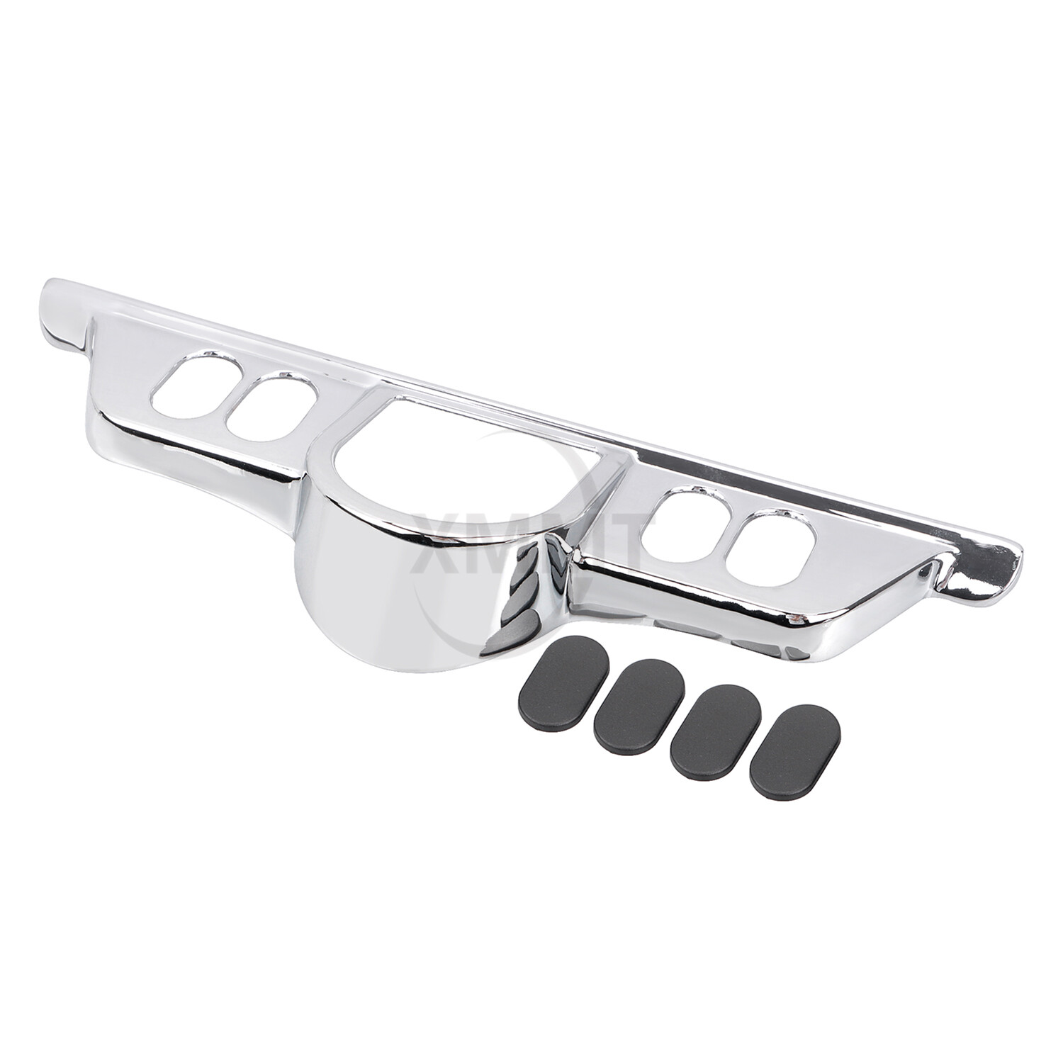 Chrome Fairing Switch Dash Panel Cover Trim Kit For Harley Street Tri Glide FLHX