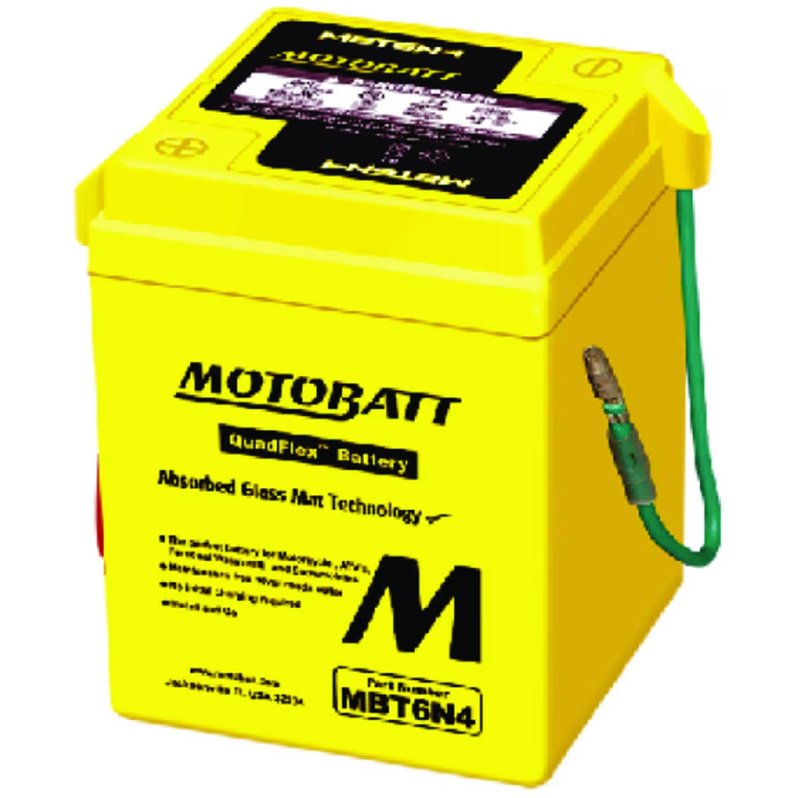 Motobatt Battery For Kawasaki KM100-A 100cc 76-78