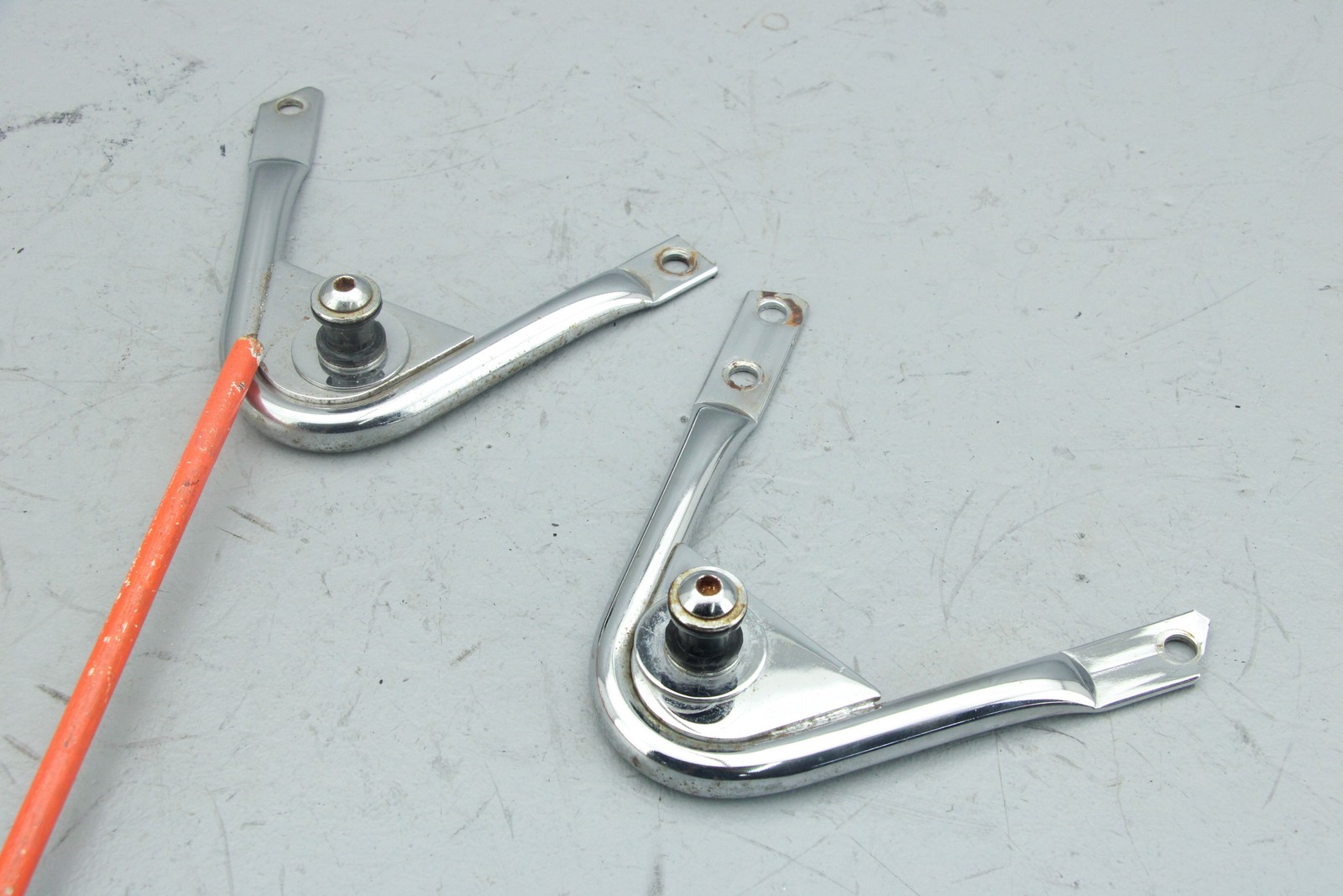 2006 Harley Road King Trunk Tour Pak Mount Bracket Kit DETACHABLE CHROME #4096