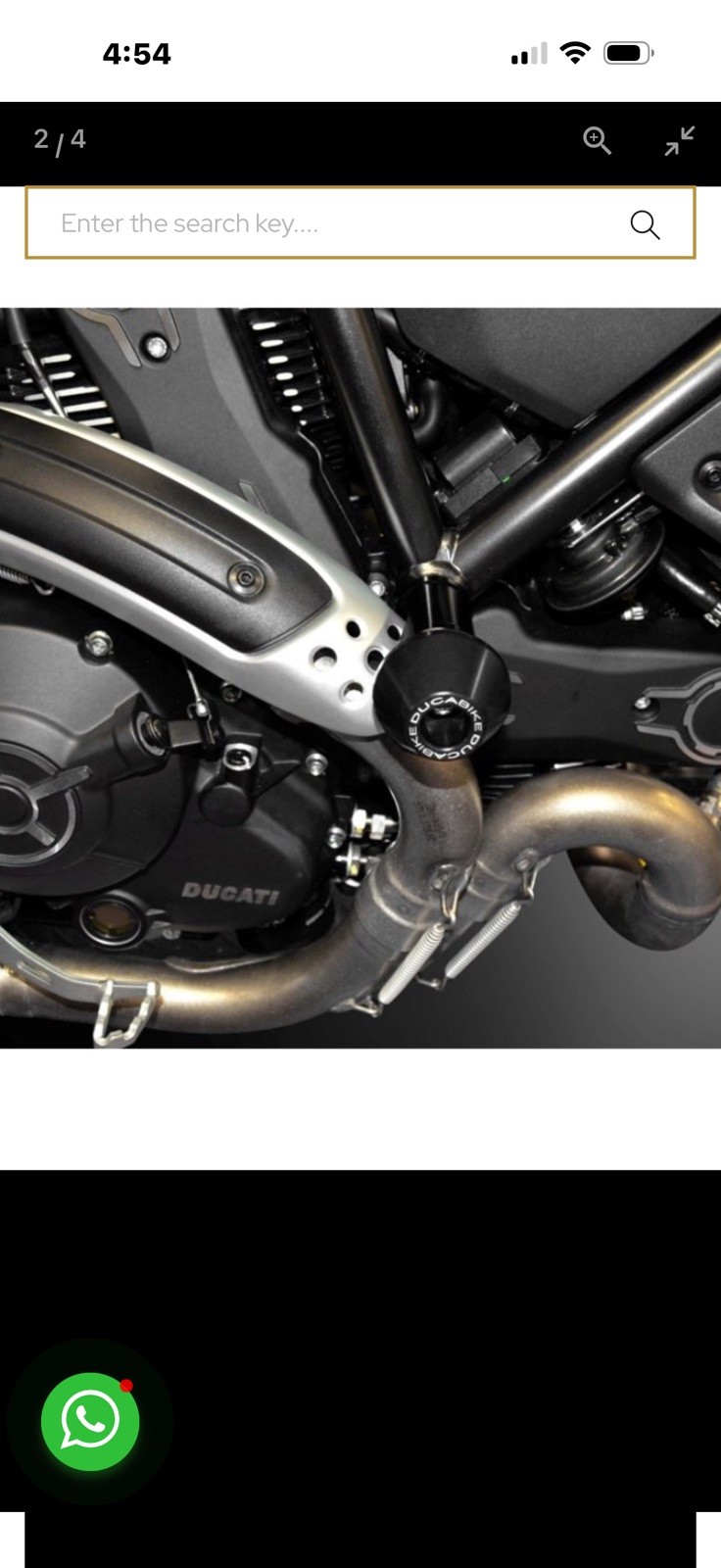 Ducati Monster 797 2017-20 Scrambler800 Ducabike QUALITY DBK Frame Protectors