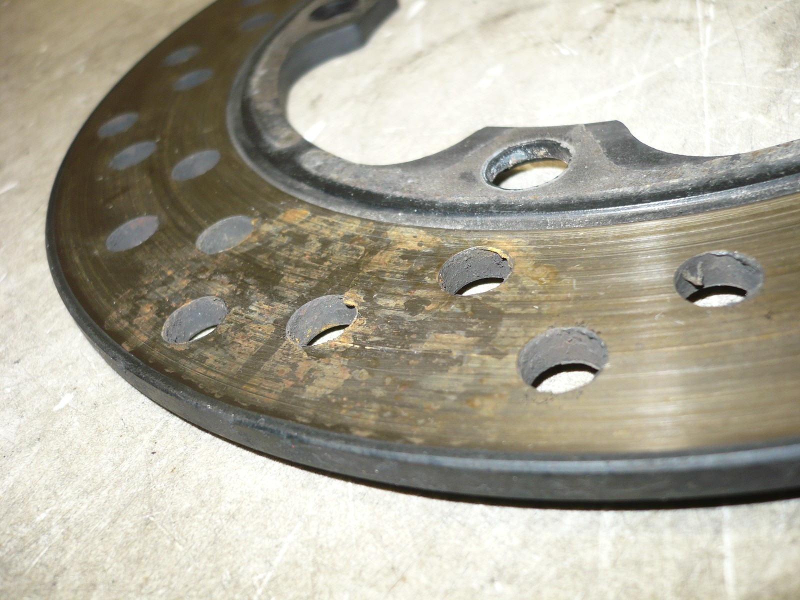 Honda 92 CBR600 CBR600F2 rear back brake rotor disc 4.5mm 43251-KEA-000