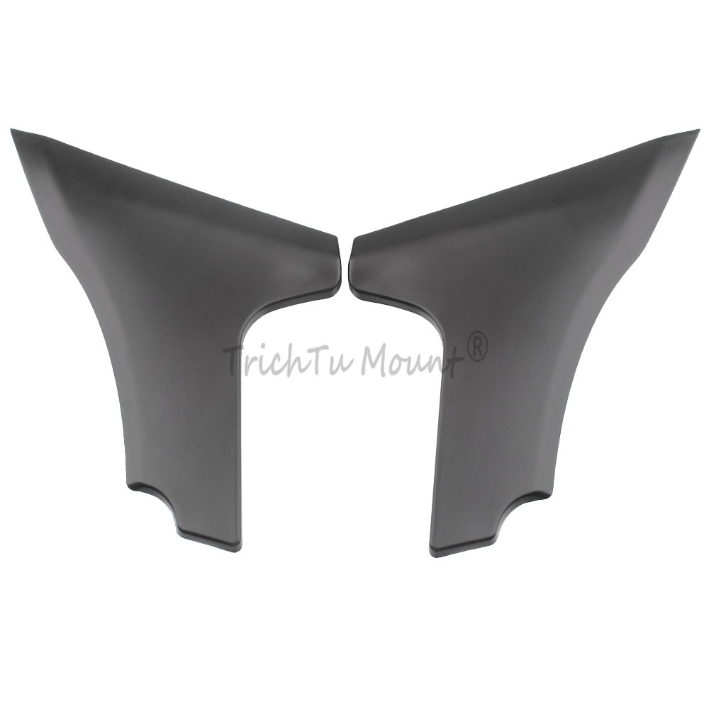 Black Side Fairing Panel +Metal Bracket For Harley Road Glide CVO Limited 23-Up