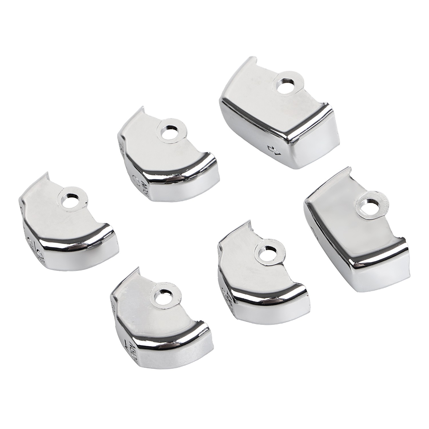 Chrome ABS Switch Housing Button Cap For Harley Softail Dyna Fat Bob Low Rider