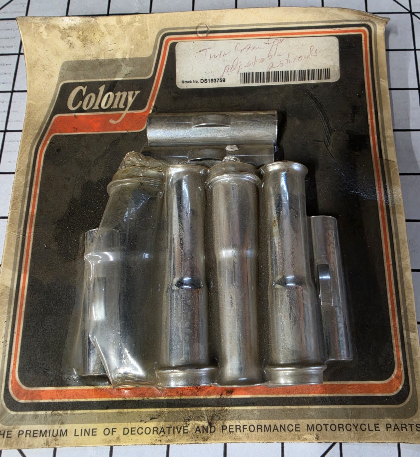 Colony Lower Pushrod Tube Kit Twin Cam 99-17 Harley DS193758 Incomplete Open