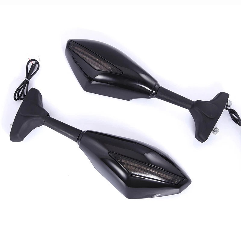 Dual-Light Rearview Mirror Universal Motorcycle Custom Modification Accessories