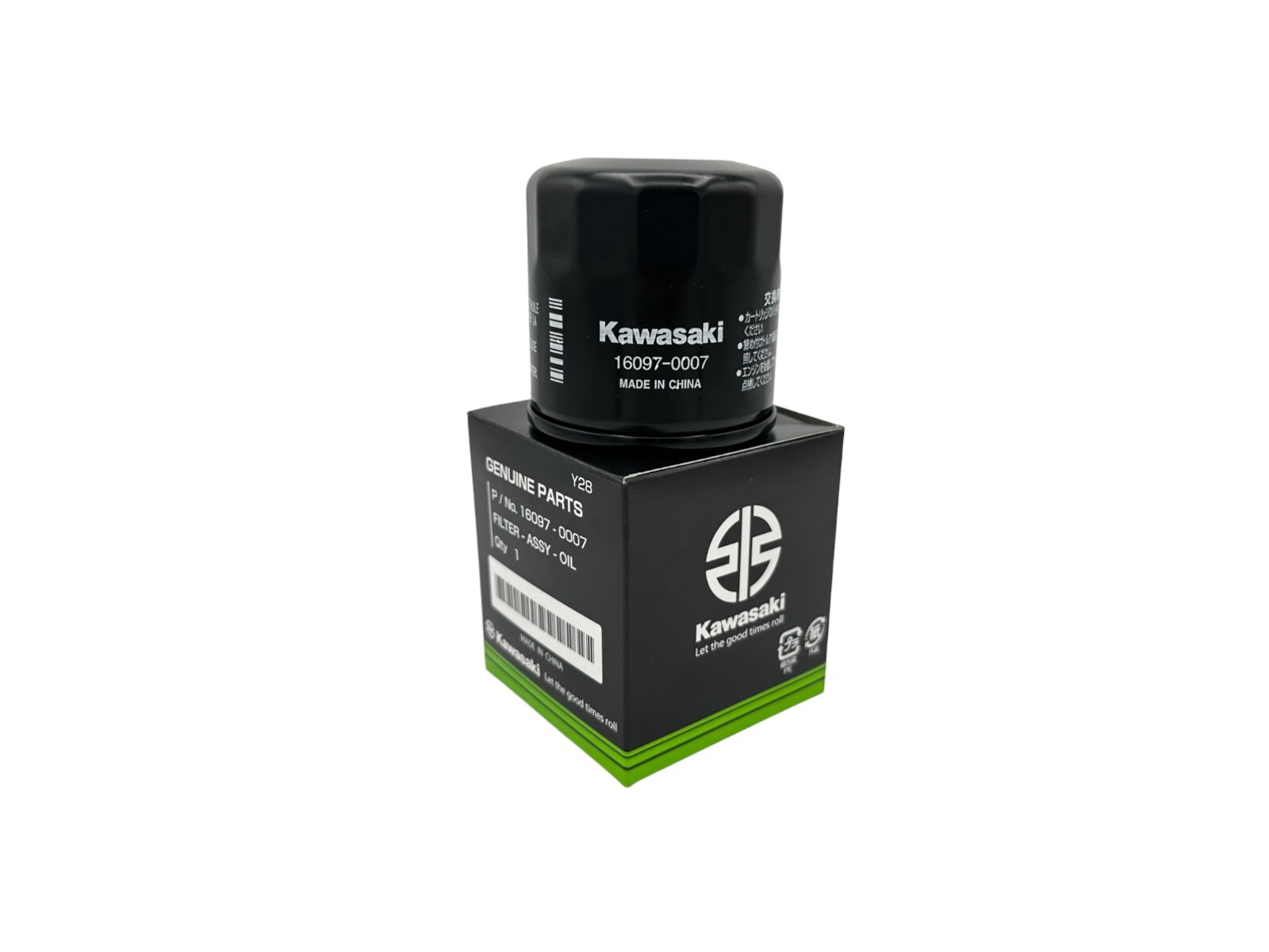 4 Pack Kawasaki OEM Oil Filter 16097-0007 replaces (16097-0003)
