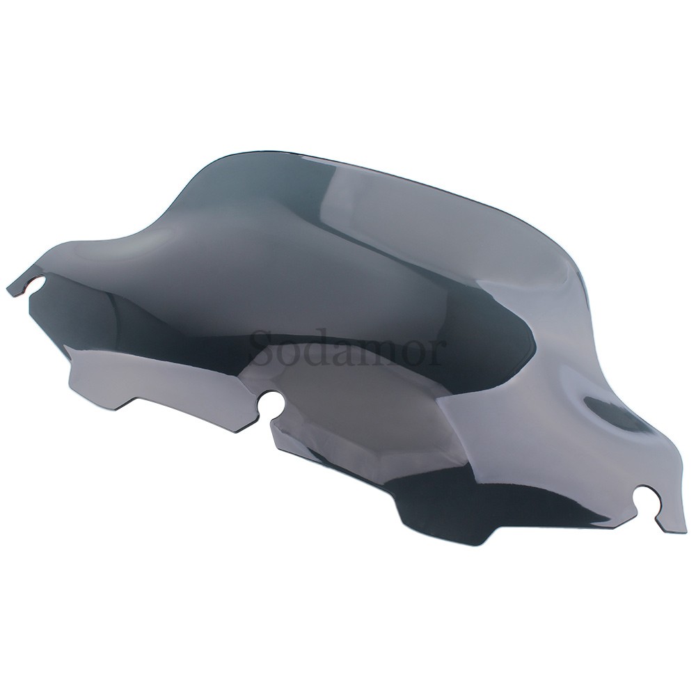For Harley Touring Electra Glide 1996-2013 8″ Smoke Wave Windshield Windscreen